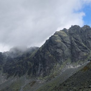 Pavel Svoboda on the summit of Popradský Ľadový štít (18.9.2023 20:55)