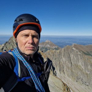 Rastislav Biarinec on the summit of Čierny štít (21.9.2024 14:22)