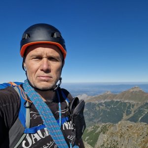 Rastislav Biarinec on the summit of Belasá veža (21.9.2024 11:28)