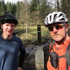 Michal Kříž na vrcholu Nejzápadnější bod ČR (31.3.2024 11:34)