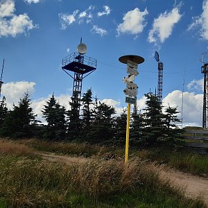 ZdenkaV na vrcholu Lesná (29.7.2021)