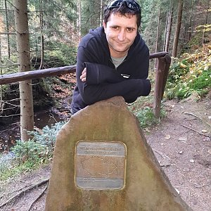 Luki Kraus na vrcholu Nejvýchodnější bod ČR (26.10.2021 15:15)