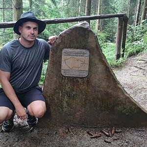 Martin Palin na vrcholu Nejvýchodnější bod ČR (26.7.2022 19:30)