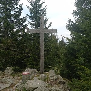 Galorka on the summit of Poledník (20.5.2023 3:13)