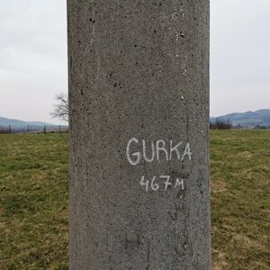 Šárka on the summit of Gurka (1.3.2024 11:51)