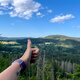 Any Vališová on peak Kunžvart (29.7.2024)