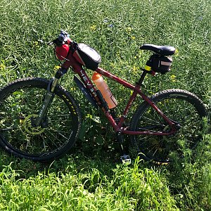 Radka D na vrcholu Na Píšťském (12.6.2022 11:20)