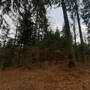 Ráďa Hojdís na vrcholu Polecký vrch - V vrchol (1.5.2021 13:30)