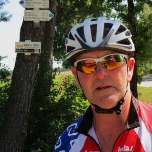 Michal Kříž na vrcholu Bor (9.8.2025 13:18)