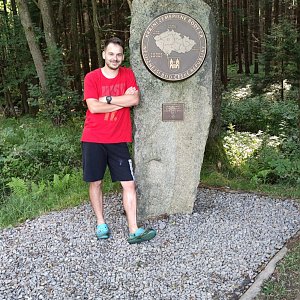 Martin Palin na vrcholu Nejjižnější bod ČR (24.7.2021 9:07)