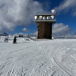 Martin Matějka on the summit of Grosseck (16.2.2026 15:38)