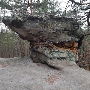 ZdenkaV on the summit of Husa (4.3.2023)