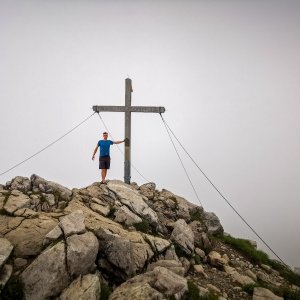 Jiří Králík on the summit of Augstenberg (20.7.2023 17:44)