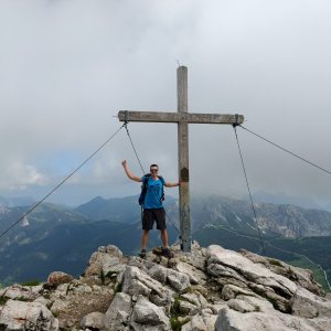 Jiří Králík on the summit of Augstenberg (19.6.2025 10:18)