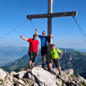 Jiří Králík on the summit of Augstenberg (22.6.2025 8:59)