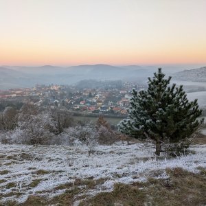 Eliška on the summit of Damil (29.12.2024 16:30)