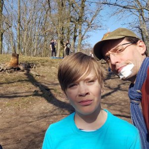 Rudolf Leška na vrcholu Říp (9.3.2025 0:00)