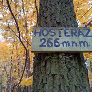 Václav Toth on the summit of Hostěraz (27.10.2024 13:06)