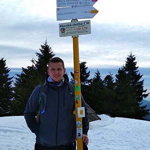 PeteBukař na vrcholu Stratenec (24.3.2019 11:00)