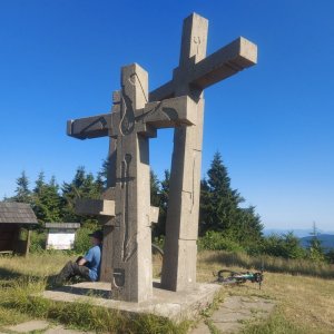 Lenka na vrcholu Stratenec (3.7.2022 17:09)