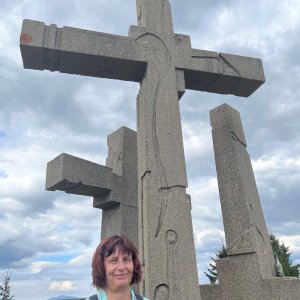 Kamila  Petrová na vrcholu Stratenec