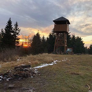 Terez Valčíková na vrcholu Stratenec (5.12.2020 15:30)