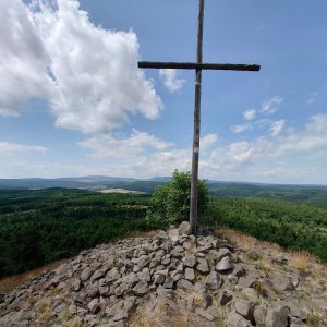 Nojby na vrcholu Velký Špičák (12.7.2023 12:50)