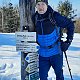 MUDr.Svatopluk Kunčar on peak Skalka (12.2.2022)