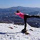 Gabriela Sikorová na vrcholu Skalka (22.2.2021 10:54)