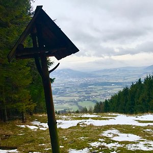 Barbora Dreslerová na vrcholu Skalka (1.1.2018 9:30)