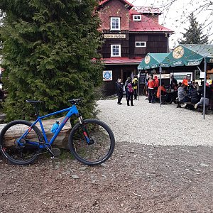 Filip Šimon na vrcholu Malá Prašivá (8.5.2021 13:26)