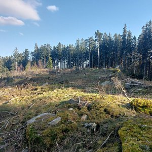 Cyklista 73 on the summit of Milovský vrch (21.4.2023 17:53)