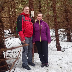 Janča na vrcholu Malý Travný (31.3.2018 11:46)