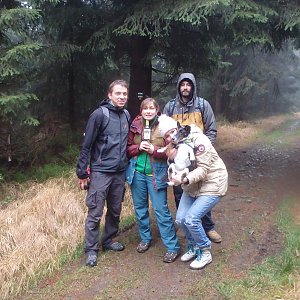 Vendula Kalocsányiová na vrcholu Malý Travný (24.11.2018 13:48)