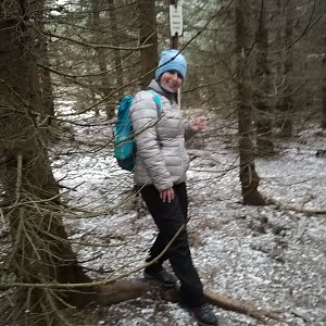 hanule na vrcholu Malý Travný (1.12.2018 13:33)
