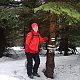 dana na vrcholu Malý Travný (3.3.2019 15:38)