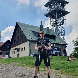 Tomáš na vrcholu Malý Javorový (5.6.2022 11:27)