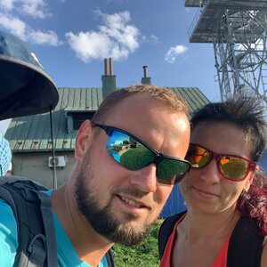 Jan Zamarski na vrcholu Malý Javorový (5.9.2024 16:29)