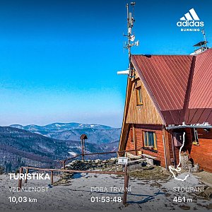 matygawlasova na vrcholu Malý Javorový (25.3.2020 9:15)