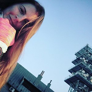 Paula Siudová na vrcholu Malý Javorový (27.2.2019 16:00)