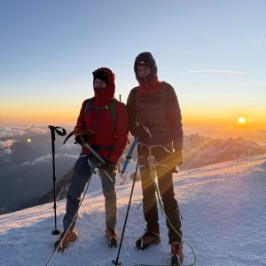 Rudolf Leška na vrcholu Mont Blanc (24.6.2025 5:00)