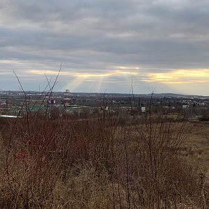 Alexandr Starý na vrcholu Na Jelenách (1.1.2022 14:55)