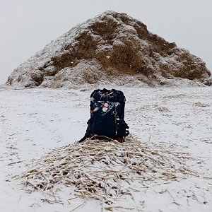 Jiřina na vrcholu Břízky (25.12.2021)