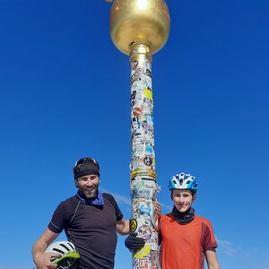 Bodik na vrcholu Zugspitze (29.9.2023 12:34)