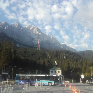 Krtek on the summit of Zugspitze (31.7.2020 17:00)