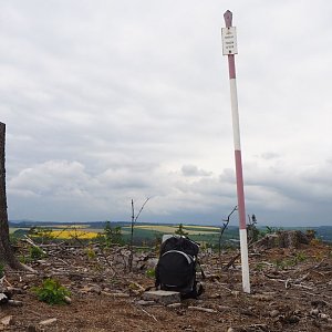Jiřina on the summit of Prosekaná (30.5.2021 17:24)