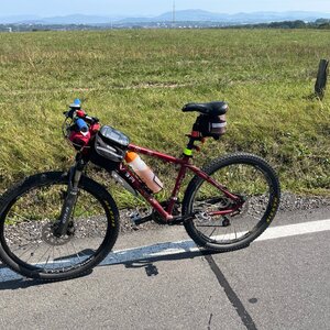 Radka D on the summit of Potůčky (24.8.2024 13:42)
