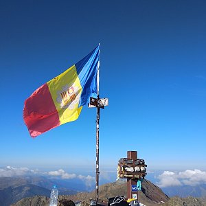 Jenda na vrcholu Coma Pedrosa (22.8.2018 9:18)