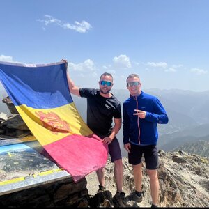 Luky1986 on the summit of Coma Pedrosa (28.7.2024 7:00)
