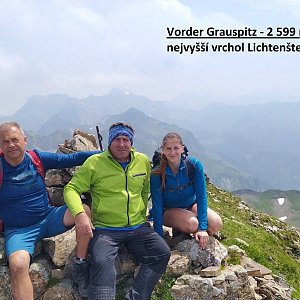 Jirka Zajko na vrcholu Vorder Grauspitz (24.7.2021 12:08)